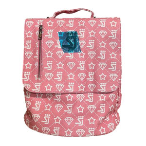 NEW! Shane Justin Backpack‎ Two Tone Logo Color Pink